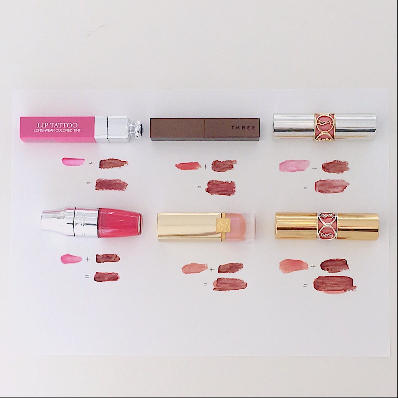 自撮り　ちふれ ysl three dior エスティーローダー ランコム