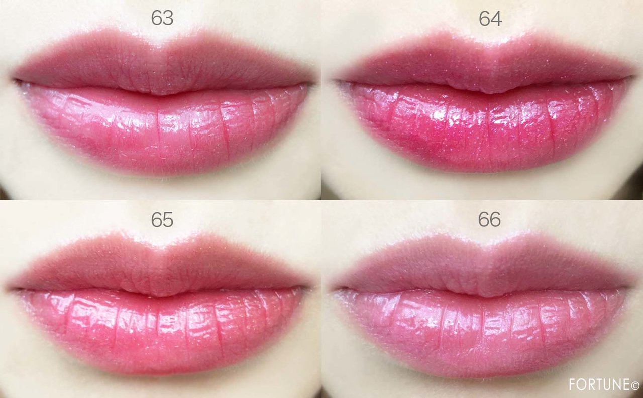 2017クリスマスコフレ　イヴ・サンローラン　ヴォリュプテシャイン64 63 65 66