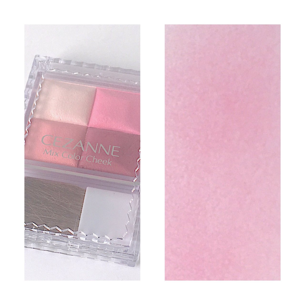 キャンメイク　セザンヌ　プチプラ　チーク　自撮り