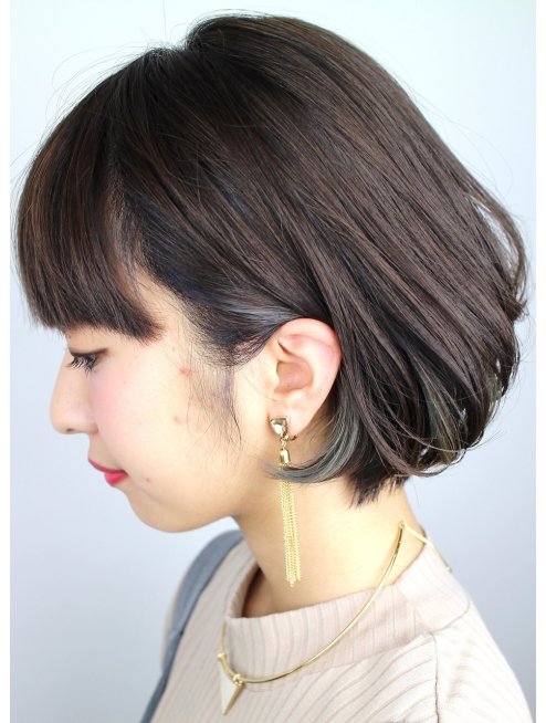 インナーカラー ブルージュ