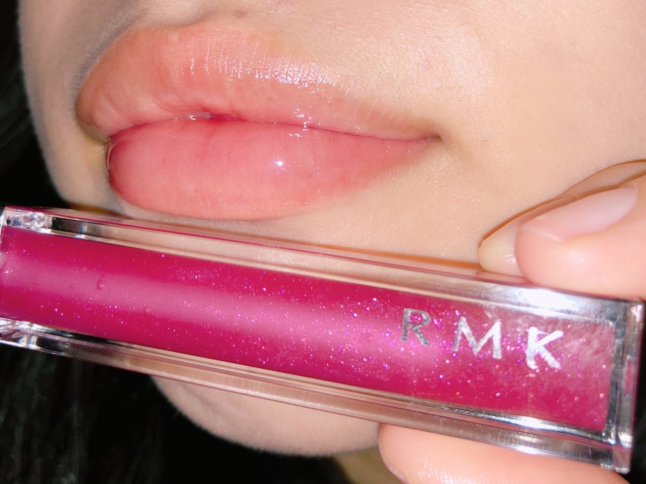 リップジェリーグロス　RMK アールエムケー 限定　2017冬新作コスメ　リップ　コズミックシャワー グリマーピンク