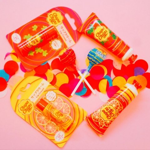 チュッパチャップス　コスメ　リップクリーム　ハンドクリーム