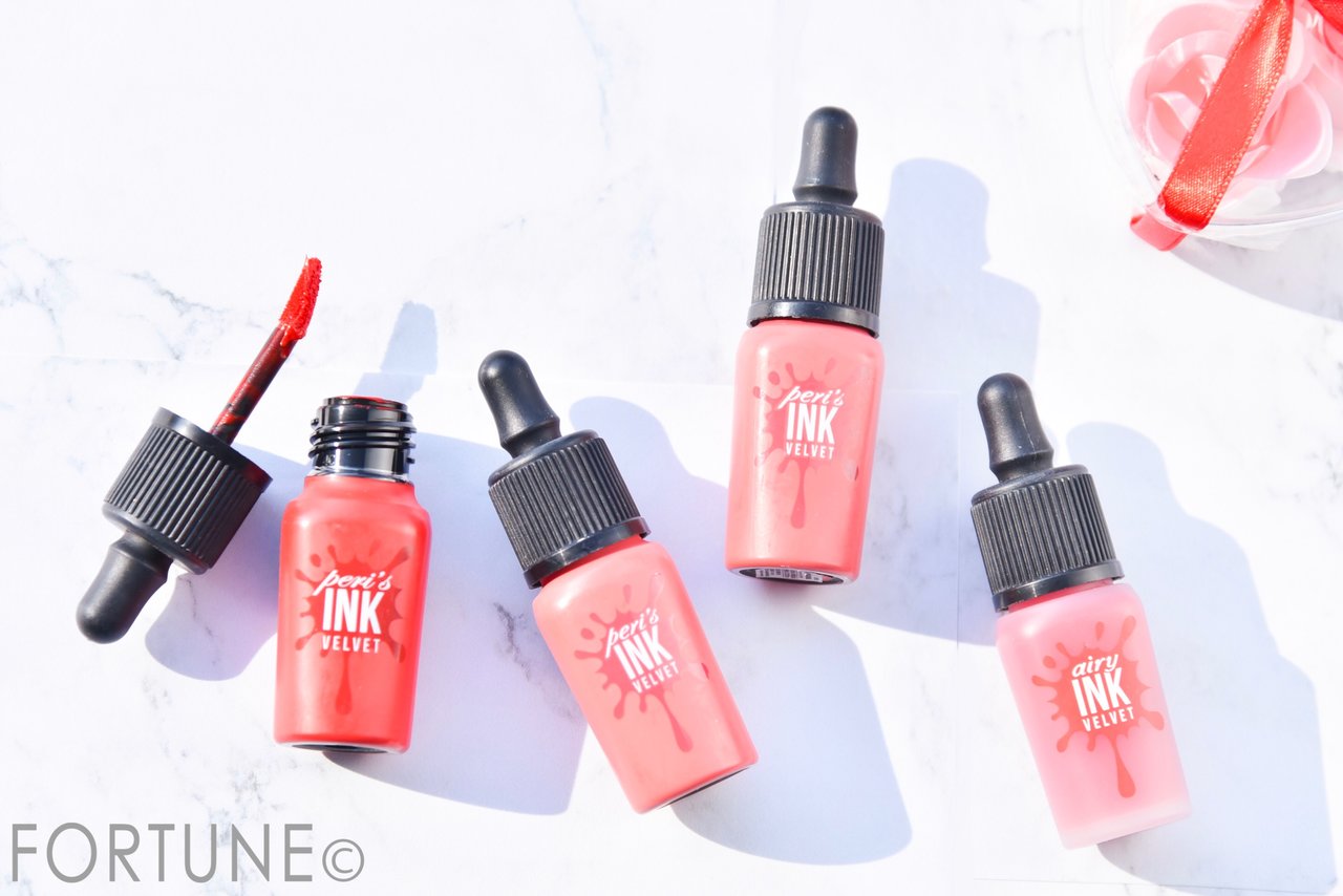 韓国コスメ　ペリペラ　リップ　ティント　リップティント　ベルベット　春コスメ