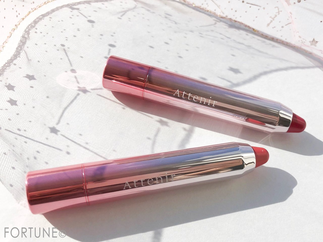 アテニア　Attenir　春コスメ　春メイク　2018年春限定メイク　新作コスメ　アイシャドウ　リップ　ルージュクレヨン　アイカラー　グロウクリエイター