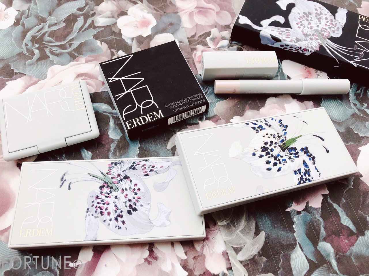 Erdem for NARS Strange FIowers Collection　ナーズ　新作コスメ　2018　夏コスメ　アイシャドウ　アイメイク　チーク　ハイライト　リップ　アーデム
