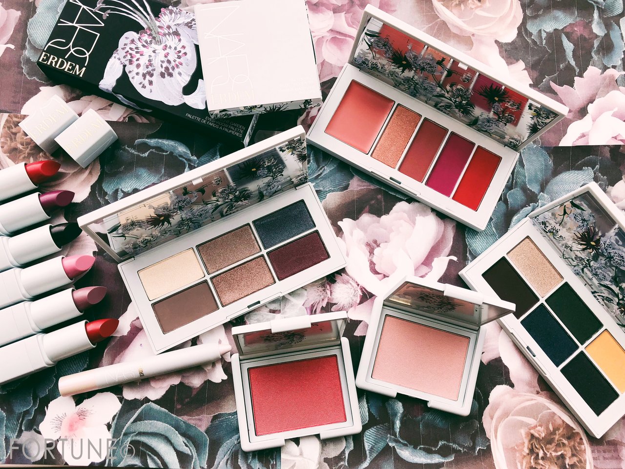 Erdem for NARS Strange FIowers Collection　ナーズ　新作コスメ　2018　夏コスメ　アイシャドウ　アイメイク　チーク　ハイライト　リップ　アーデム