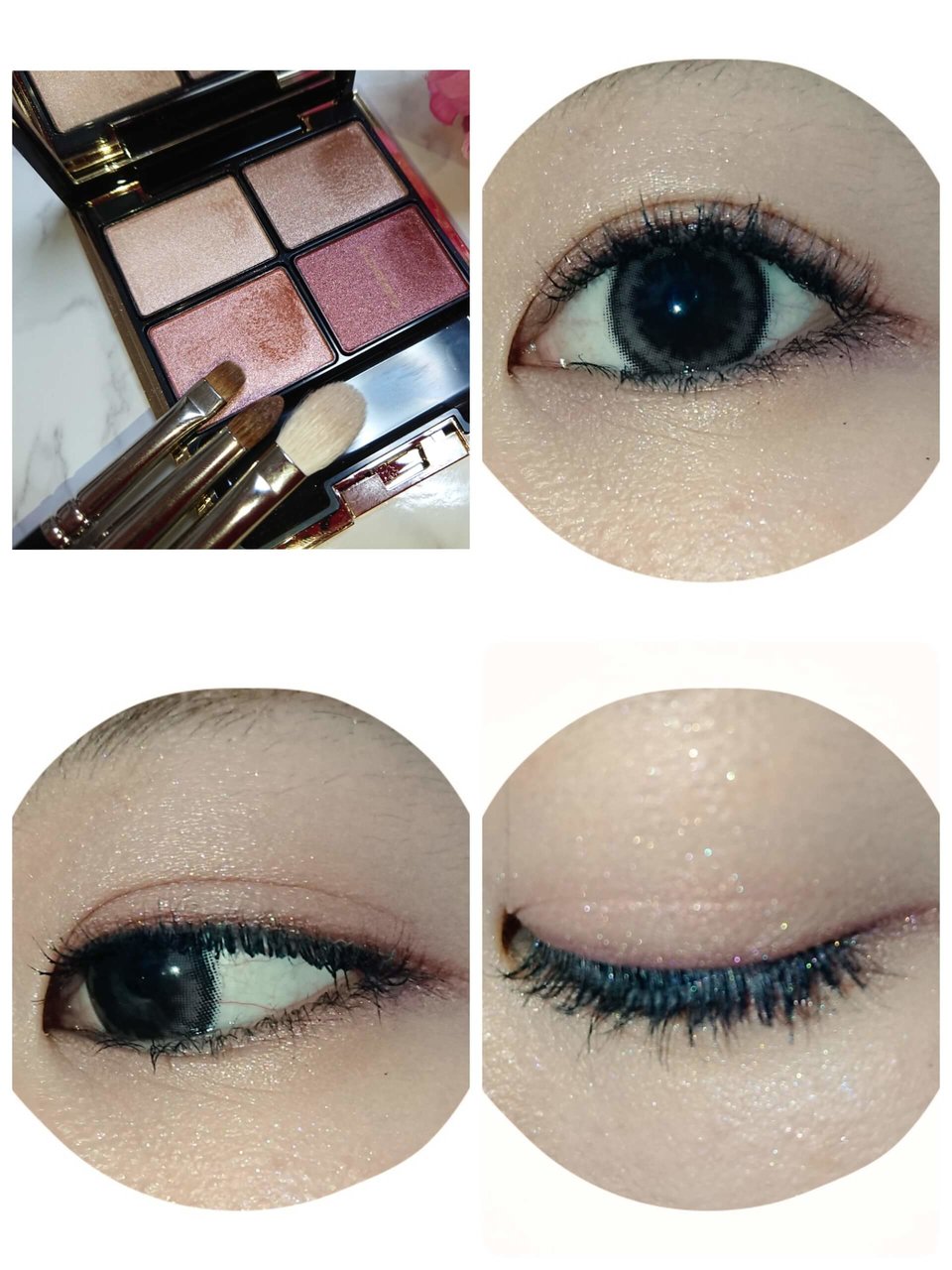 【自撮り】SUQQU（スック）デザイニングカラーアイズ絢撫子　大人可愛い春メイク