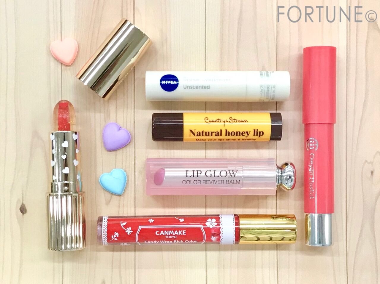 化粧崩れ　リップ