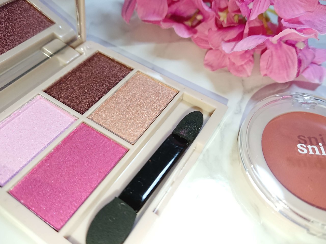 【自撮り】sweet５月号　snidel　春コスメ　アイシャドウパレット