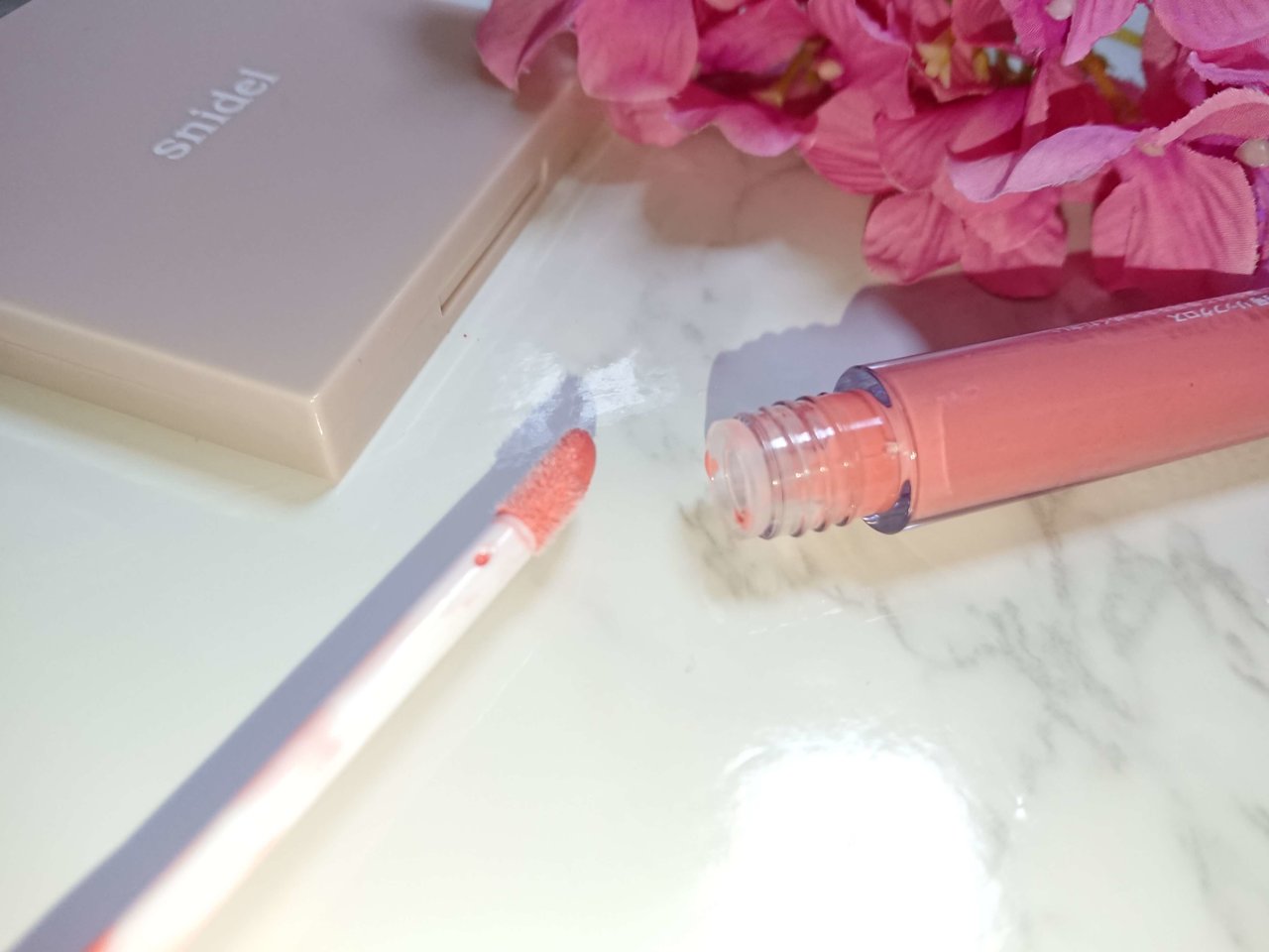 【自撮り】sweet５月号　snidel　春コスメ　グロス