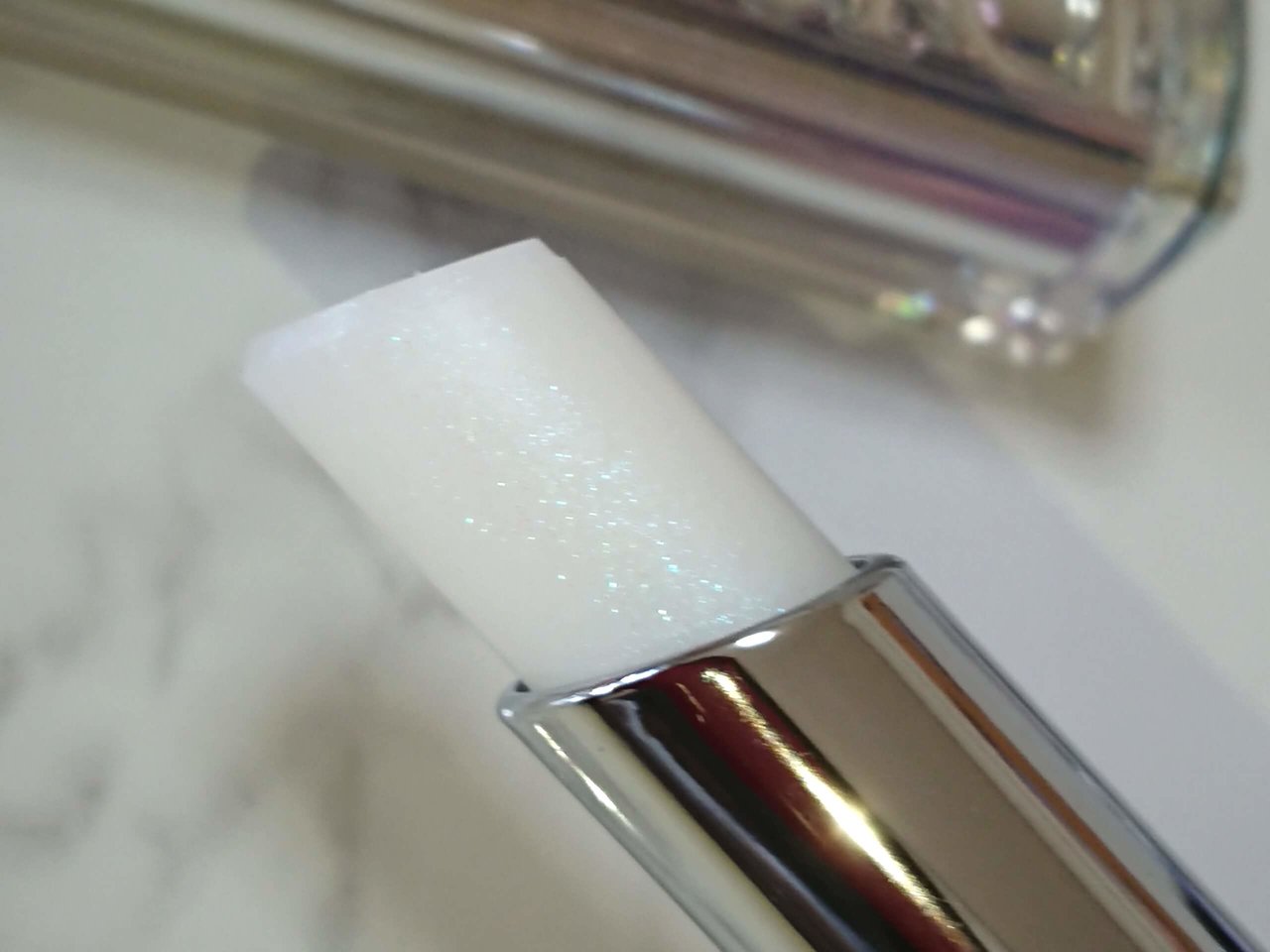 【自撮り】ディオール　Dior　2018　夏コレクション　クールウェーブ　アディクトリップスティック　040　ホワイトスプラッシュ　リップ