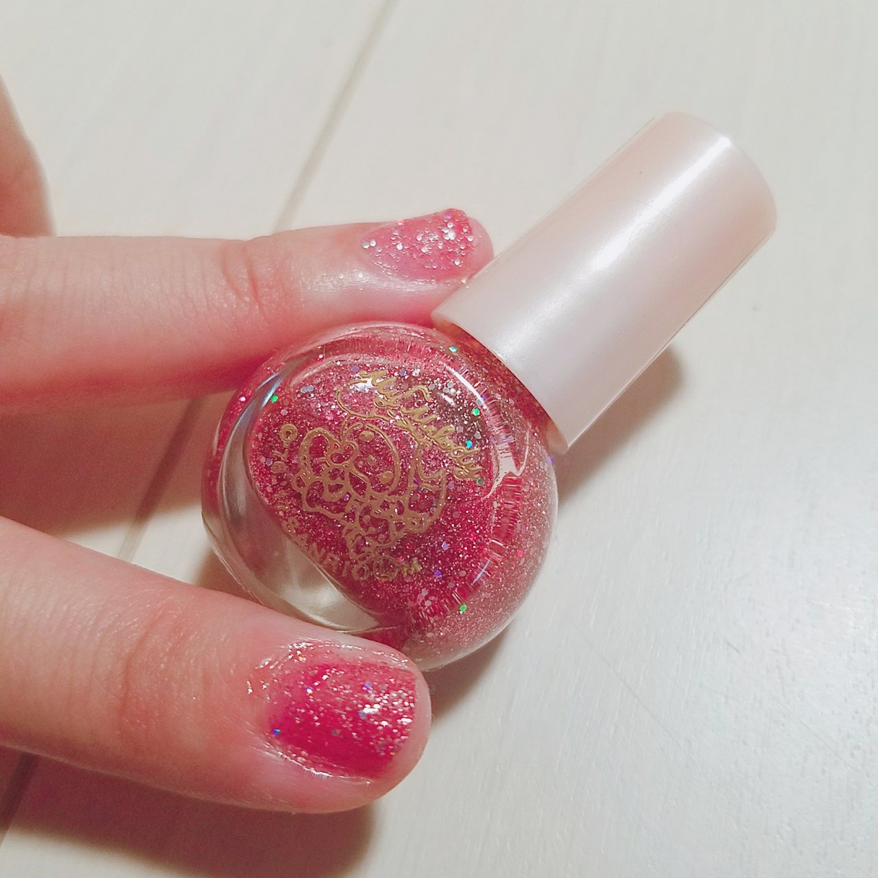 マイメロネイル 28 シャイニーチェリーピンク