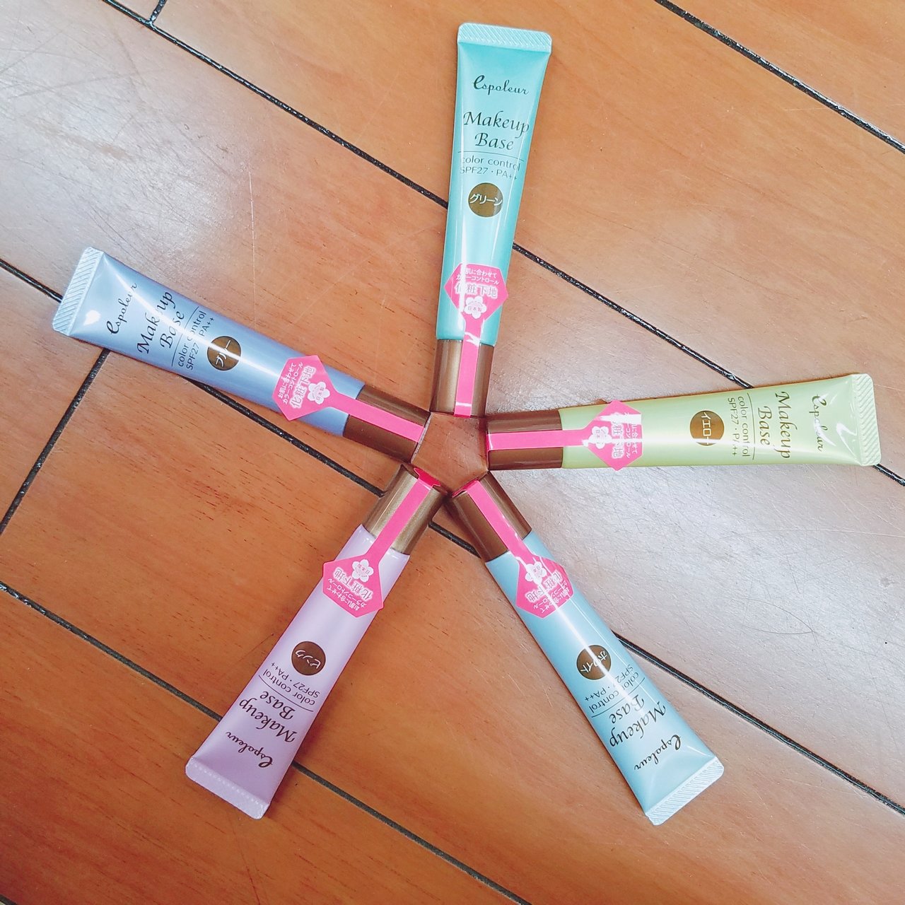 ダイソー　エスポルール　メイクアップベース　ベースメイク　化粧下地　カラーコントロール　プチプラコスメ