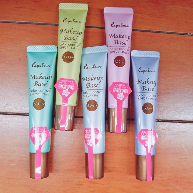 ダイソー　エスポルール　メイクアップベース　ベースメイク　化粧下地　カラーコントロール　プチプラコスメ