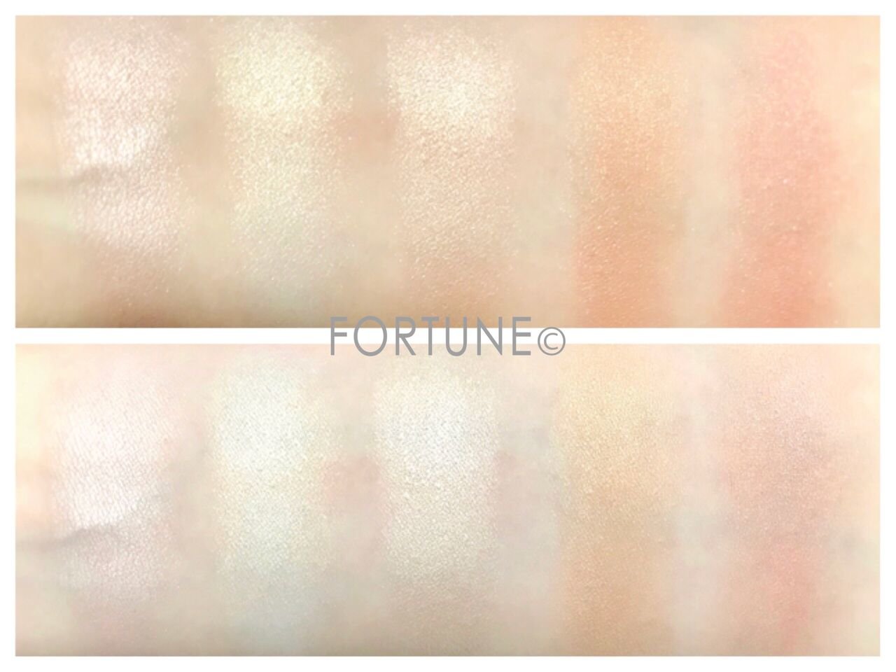 NARS　ハイライティングパウダー　スウォッチ