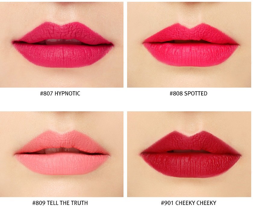 ピンクルーモア　リップカラー デンジャラスマット　3CE 807 808 809 901