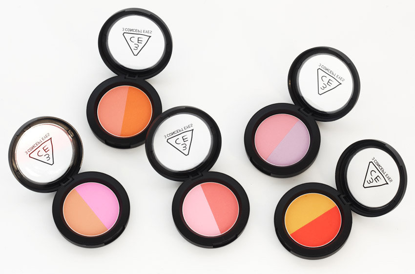 3CE　デュオカラー フェイスブラッシュ チーク