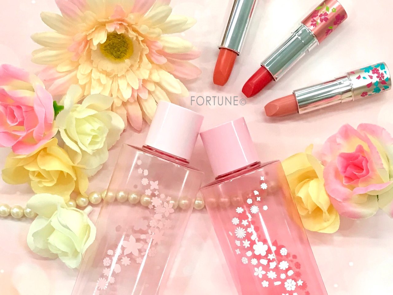 ちふれ　50周年　フラワーデザイン