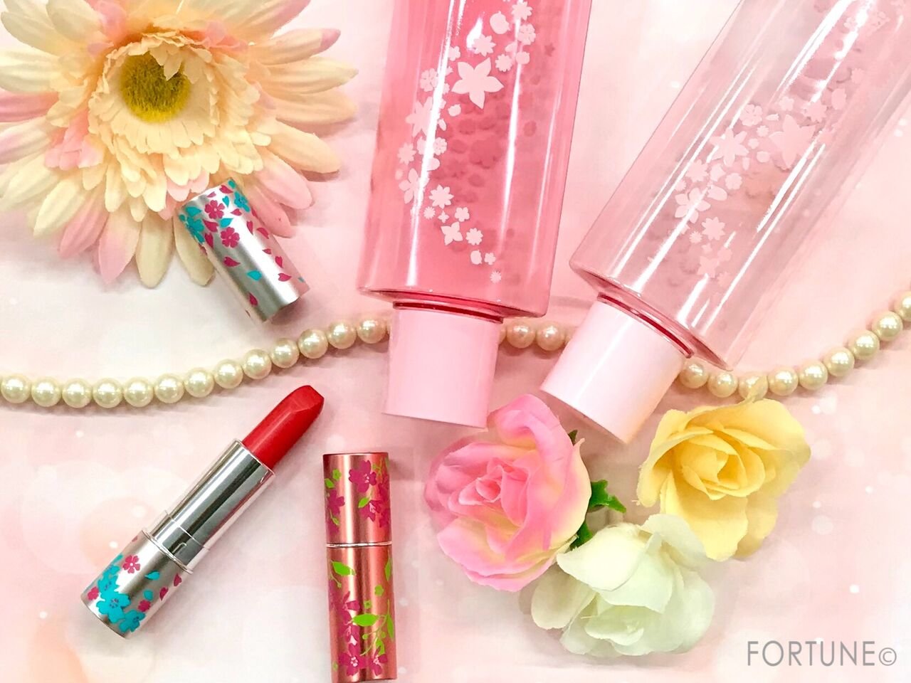 ちふれ　50周年　フラワーデザイン