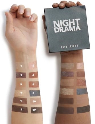 ボビイ ブラウン　2018秋新作　ナイトドラマ アイパレット　スウォッチ