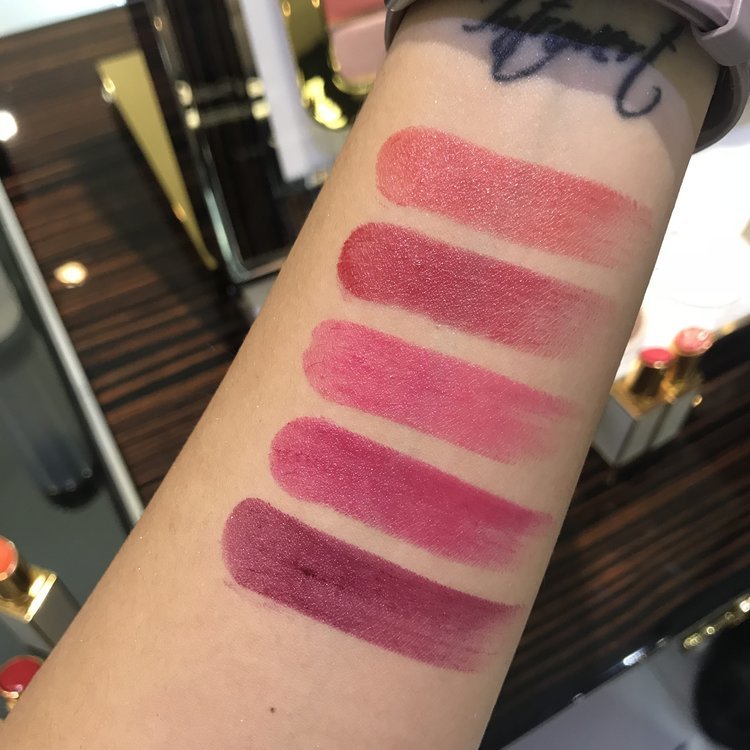 トムフォードビューティー　2018夏　ソレイユ サマー2018コレクション　ウルトラ シャイン リップ カラー　バリエ　スウォッチ