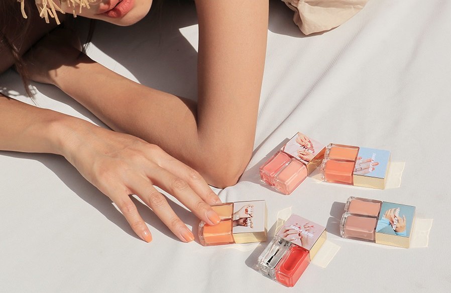 3CE 2018夏　新作コスメ　テイク ア レイヤー　レイヤーリング ネイルラッカー　