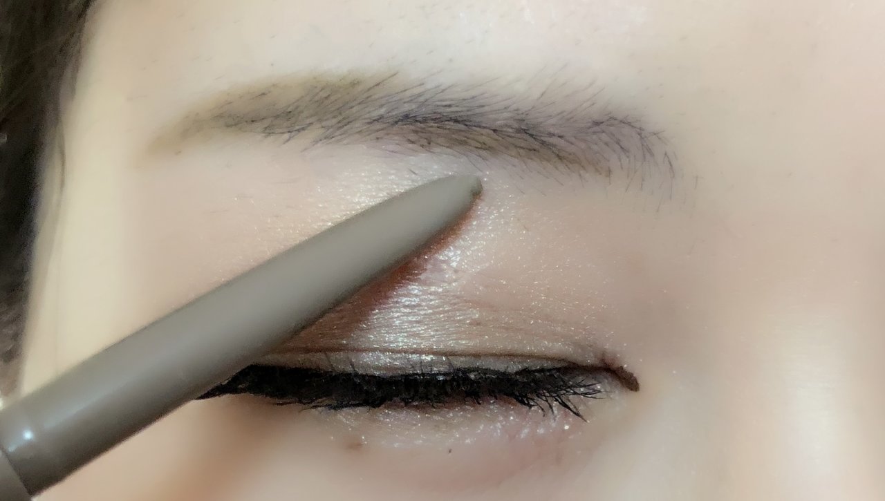 自撮り　立体眉　眉毛visee ヴィセ アイブロウ ソフト＆スリム アイブロウペンシル プチプラコスメ