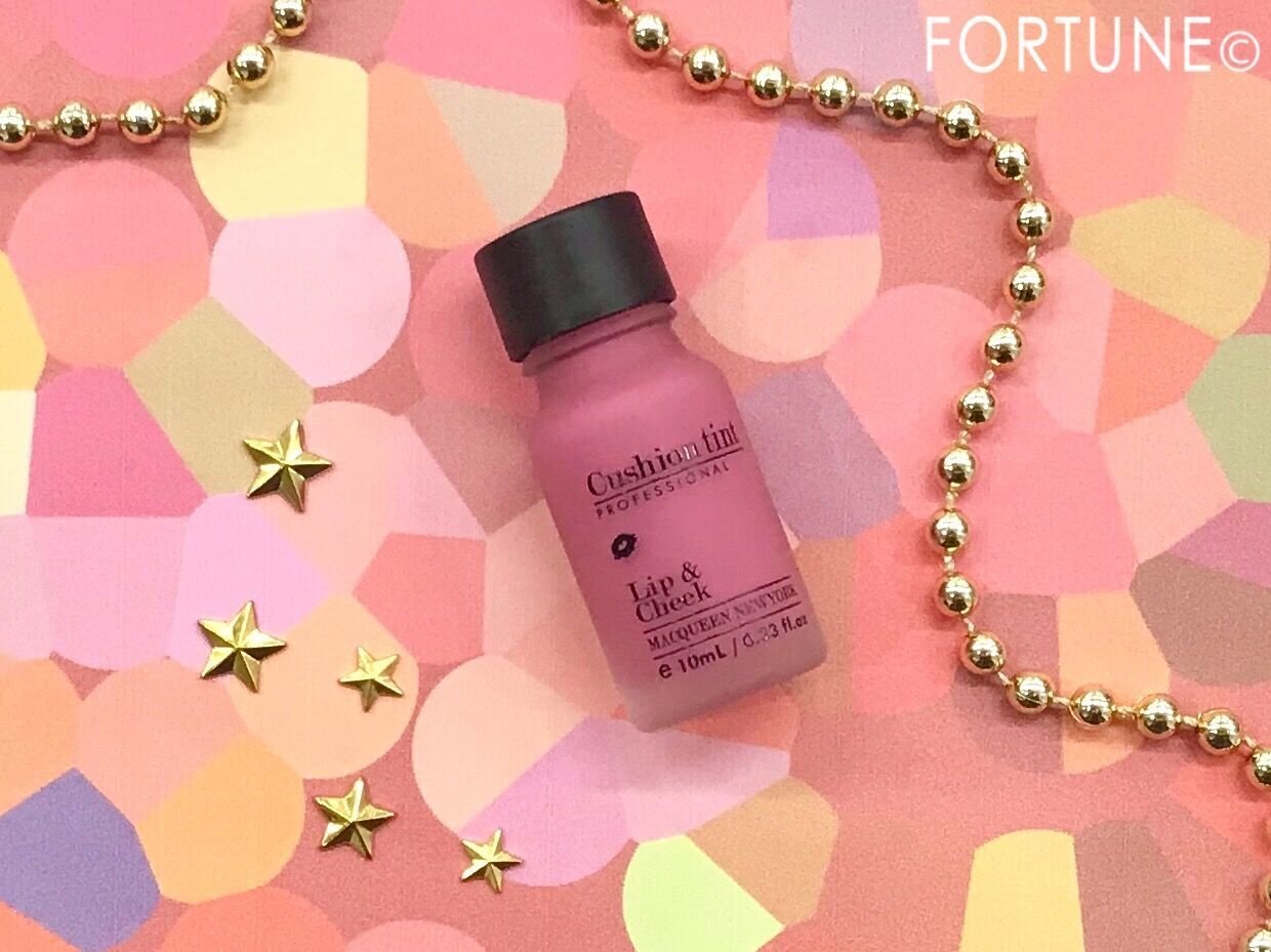 マックイーンニューヨーク「クリーミー リップ ティント」　#01魔力（ライトピンク）