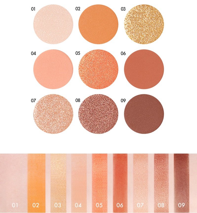 トニーモリー　2018夏　パーフェクト アイズ ムード アイパレット　03 ファイヤー ムード　カラー