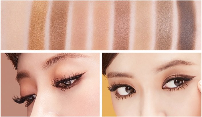 トニーモリー　2018夏　パーフェクト アイズ ムード アイパレット　01 ブラウン モード