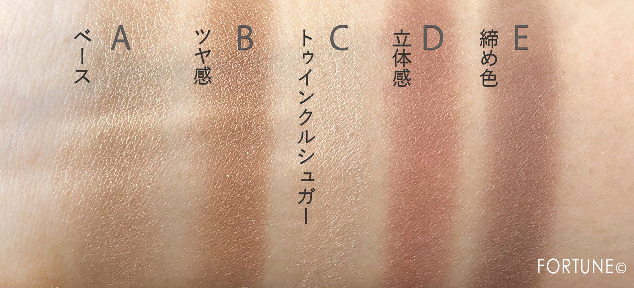 スウィーツスウィーツ　アイシャドウパレット　「プレミアムガトーシャドウ」07カシスブラウン　スォッチ