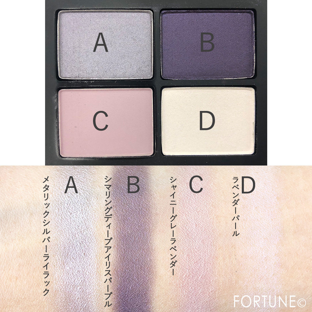 2018秋新作コスメ　NARS「クワッドアイシャドー」新色　3973　スウォッチ
