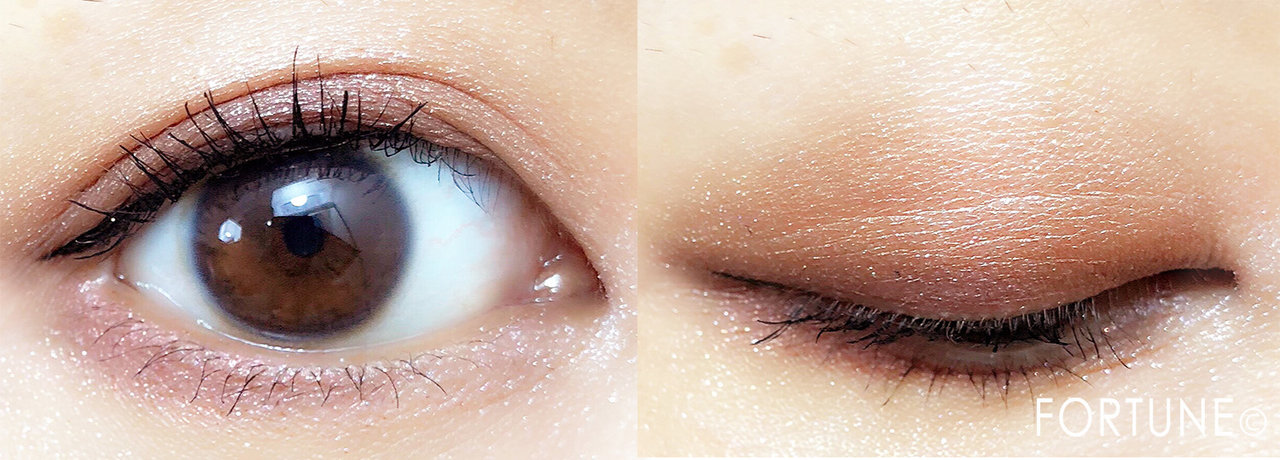 インテグレート 2018秋　人気　アイシャドウ　「トリプルレシピアイズ」定番人気色 RS705　使用感