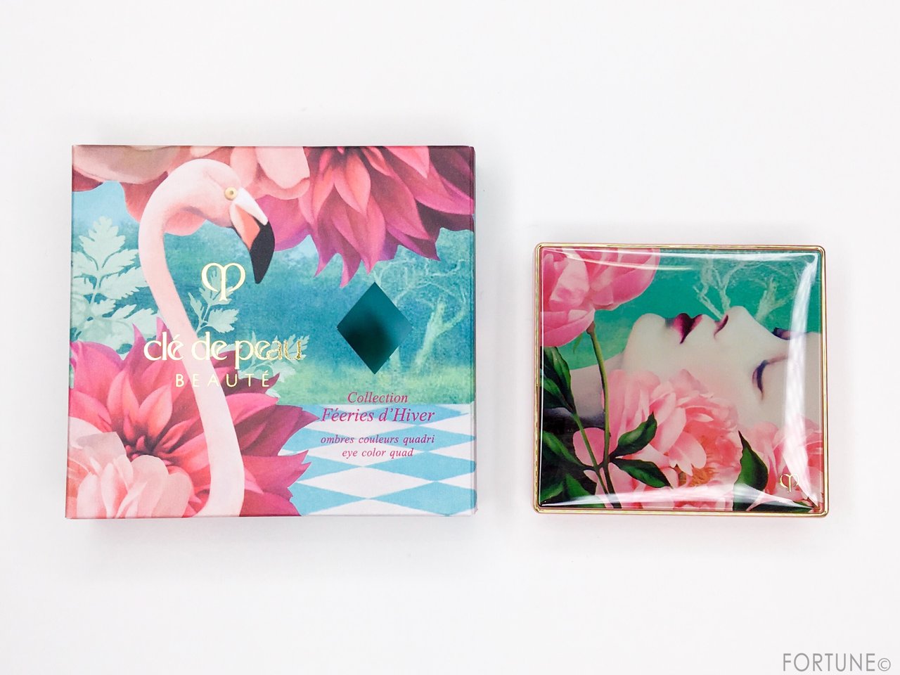 クレ・ド・ポー ボーテ 　ホリデーコレクション【2018クリスマスコフレ】アイシャドウ「オンブルクルールクアドリn」パッケージ