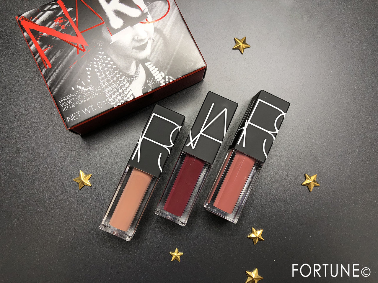 NARS 2018クリスマスコフレ　アンダーグラウンド ベルベットリップグライドセット