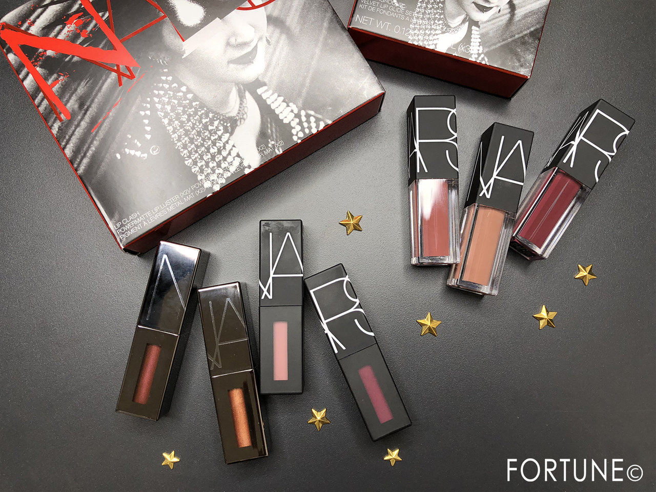 NARS クリスマスコフレ 2018 「アンダーグラウンド ベルベットリップグライドセット」＆「リップクラッシュ」 発売日　価格