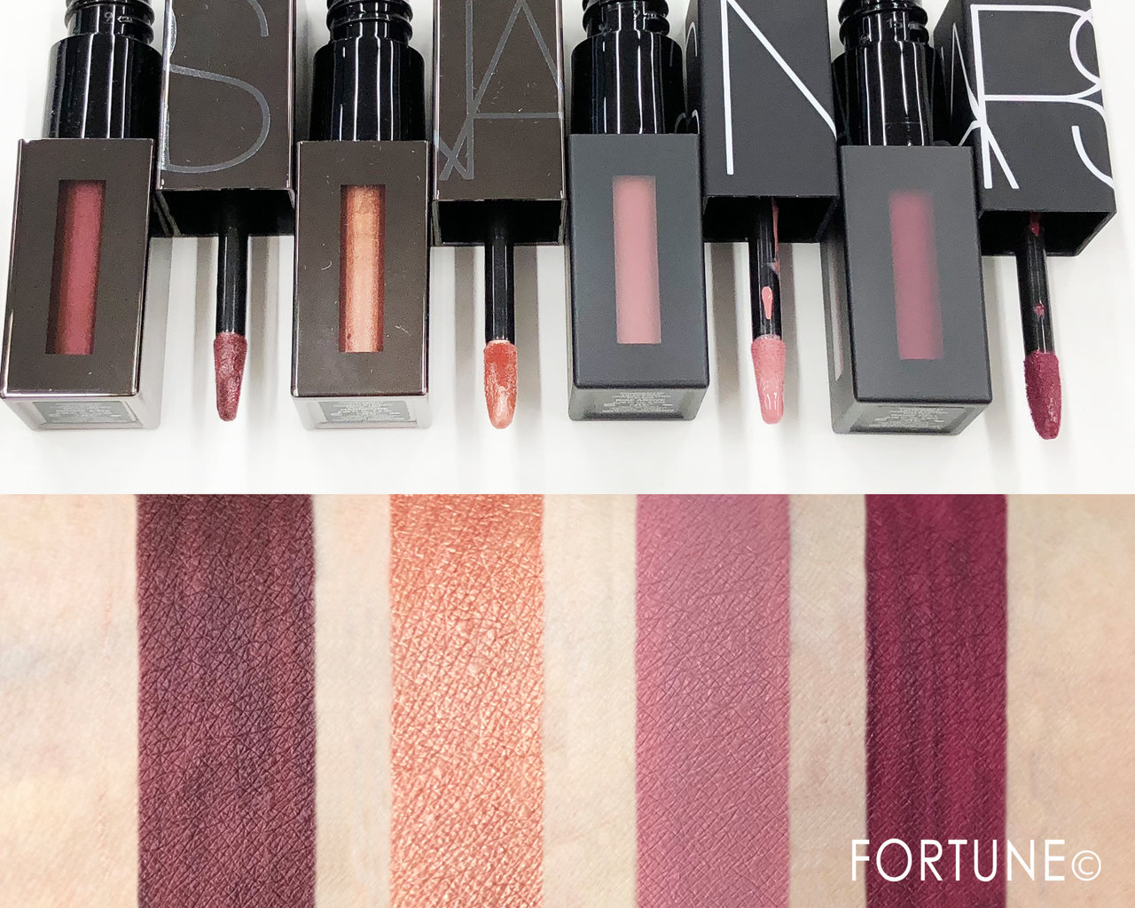 NARS クリスマスコフレ　リップクラッシュ　スウォッチ