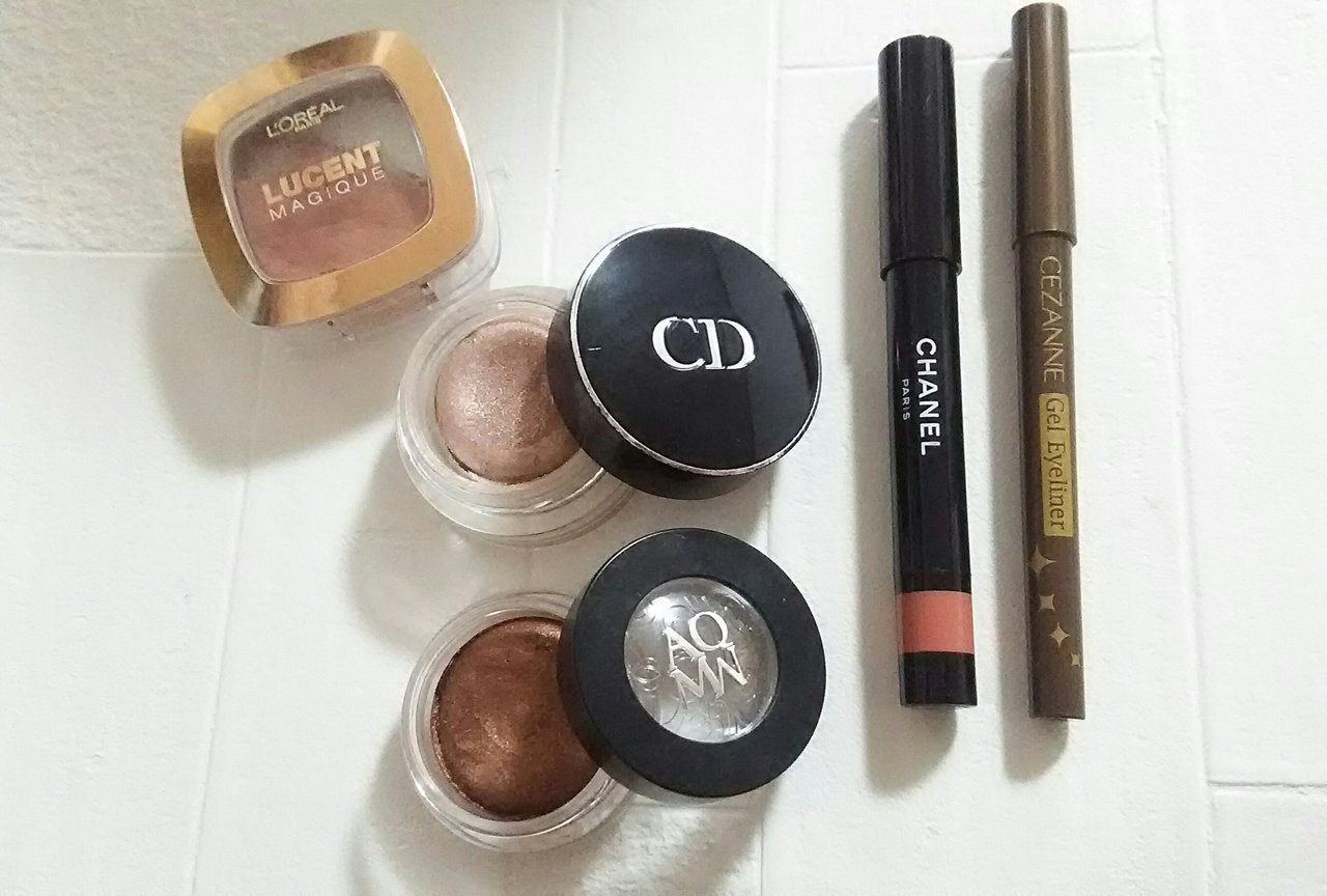 時短ワントーンメイク　使用コスメ