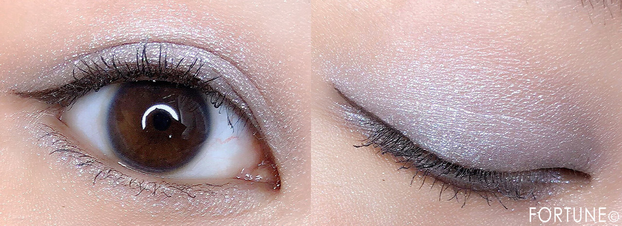 ボビイブラウン クリスマスコフレ「 スターライトクリスタル アイシャドウパレット」メイクパターン1