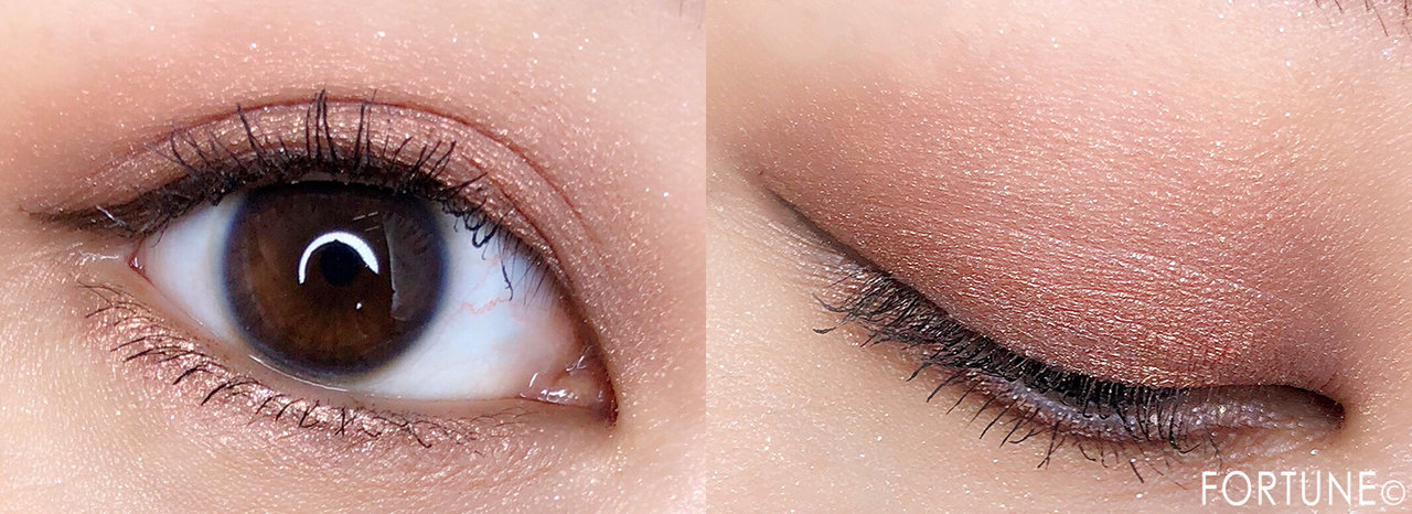 ボビイブラウン クリスマスコフレ「 スターライトクリスタル アイシャドウパレット」メイクパターン2