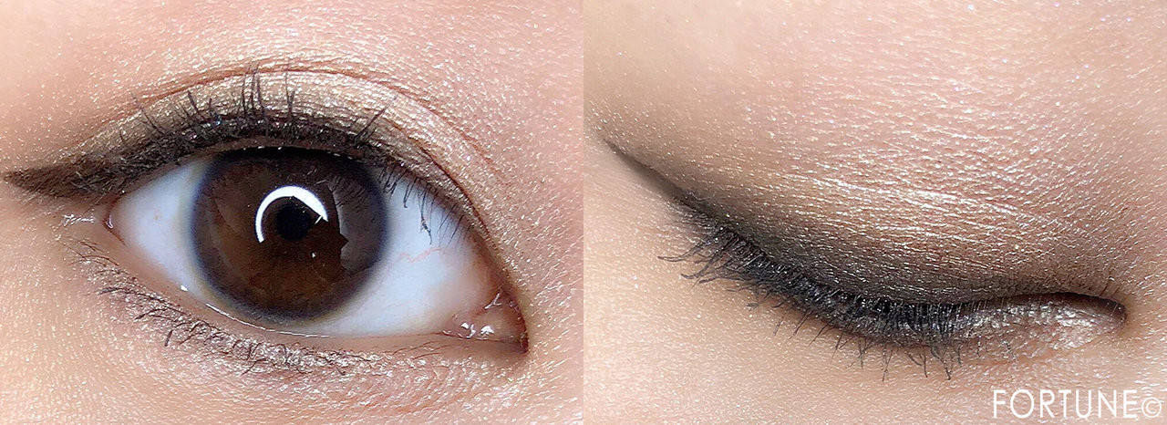 ボビイブラウン クリスマスコフレ「 スターライトクリスタル アイシャドウパレット」メイクパターン4