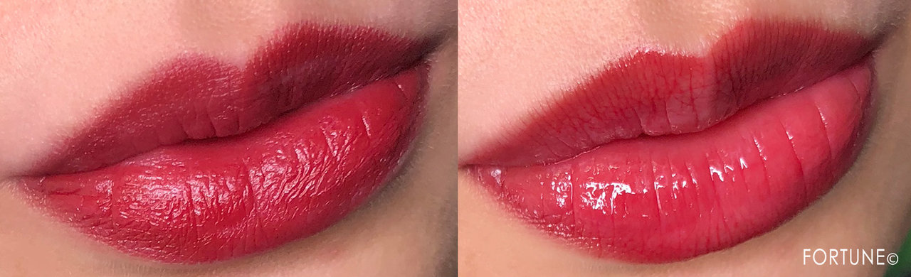 コフレドール　リップ「コントゥアリップデュオ」03 ディープレッド