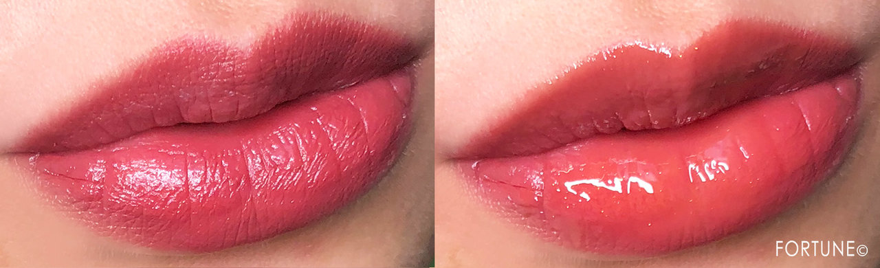 コフレドール　リップ「コントゥアリップデュオ」EX02 レッドイエロー