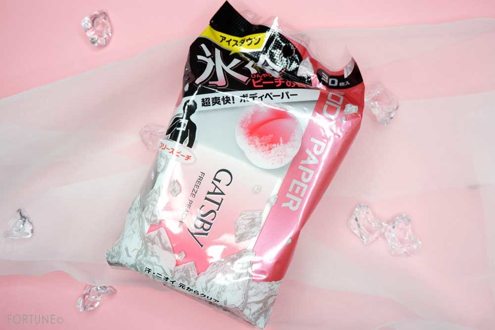 ギャツビー　ボディペーパー フリーズピーチ