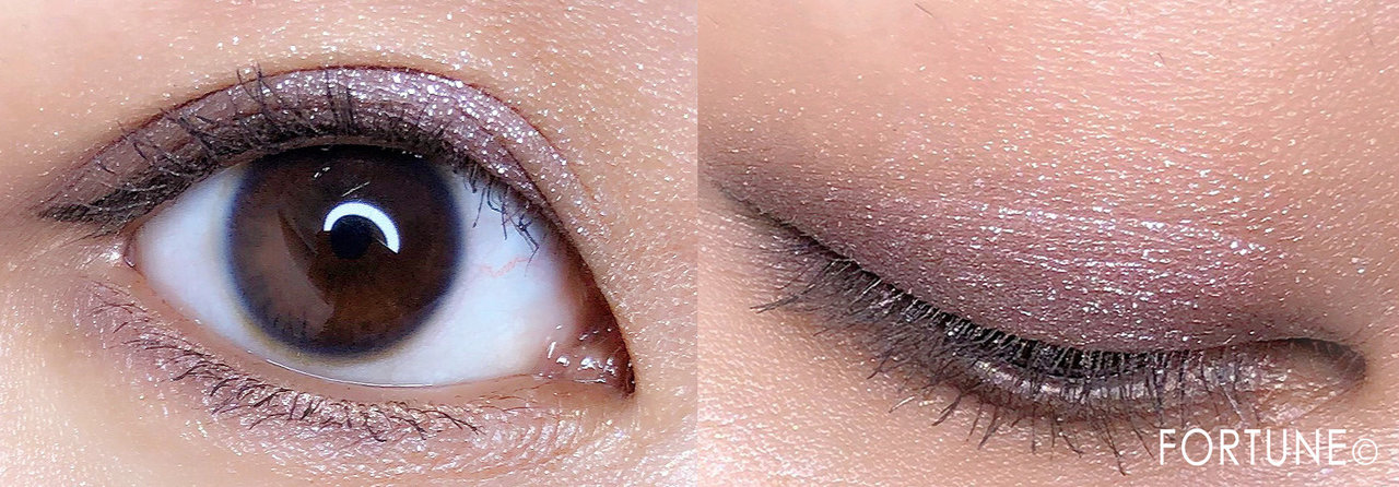 エチュードハウス「タイニートゥインクルカラーアイズ」シルバークリスタル　メイクパターン1