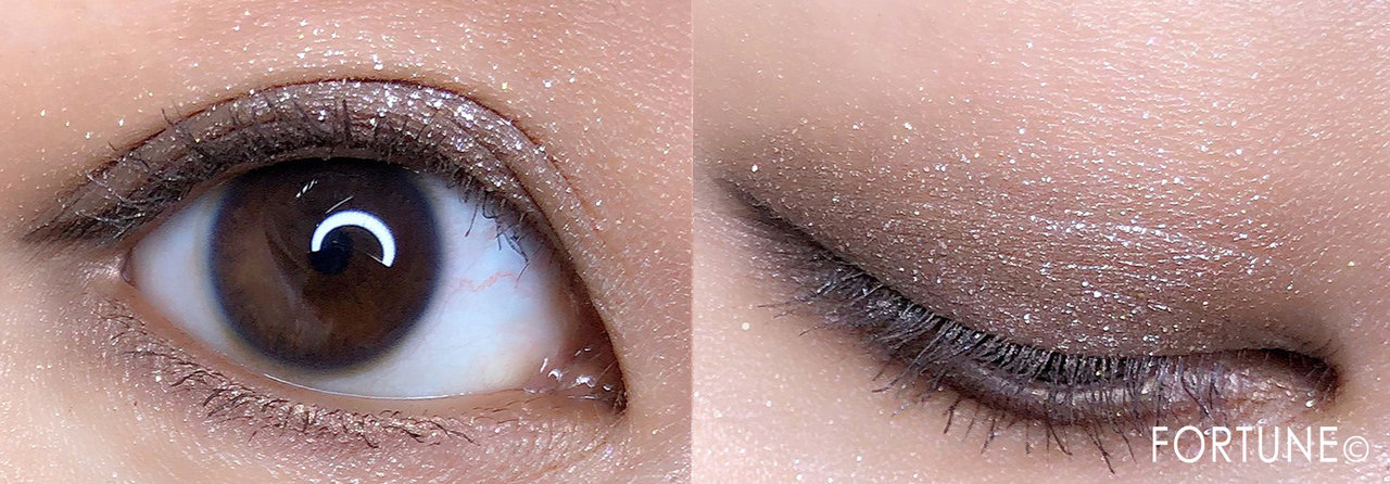 エチュードハウス「タイニートゥインクルカラーアイズ」シルバークリスタル メイクパターン2