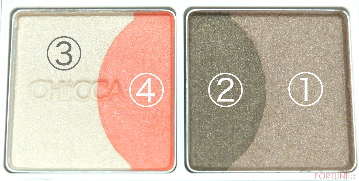 キッカ フローレスグロウ リッドテクスチャー アイシャドウ　EX08 サンライズサンセット(限定色)