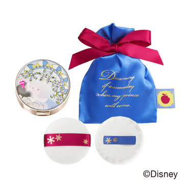 資生堂　冬　数量限定　スノービューティー ホワイトニング フェースパウダー 2018 白雪姫コラボレーションデザイン　ポーチ　パフ