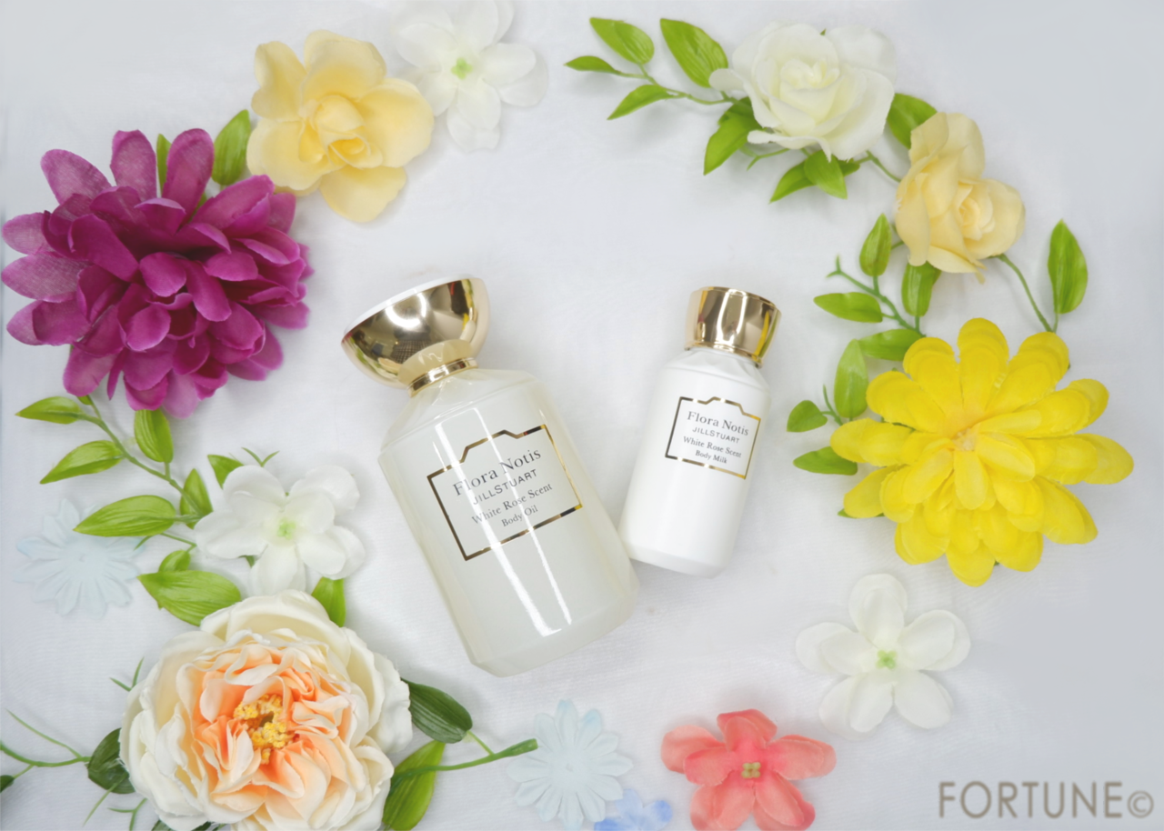 フローラノーティス　ジルスチュアート　ボディオイル＆ボディミルク　ホワイトローズ