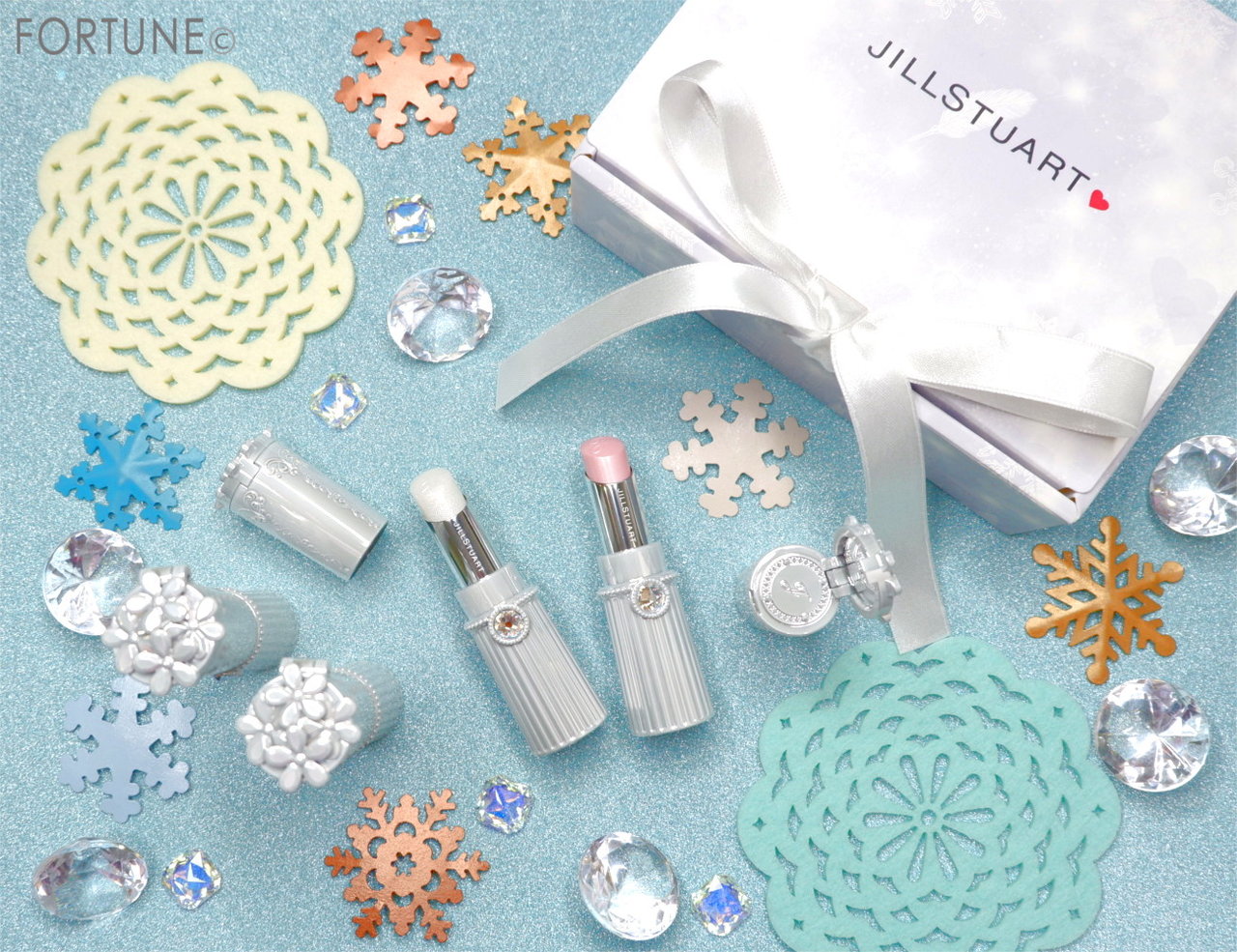 ジルスチュアート2018冬新作クリスマスコフレ「トゥインクルグロウ マルチスティック」
